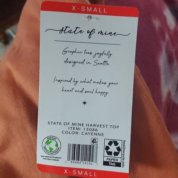 NWT STATE OF MINE WOMENS TSHIRT - Picture 6 of 6